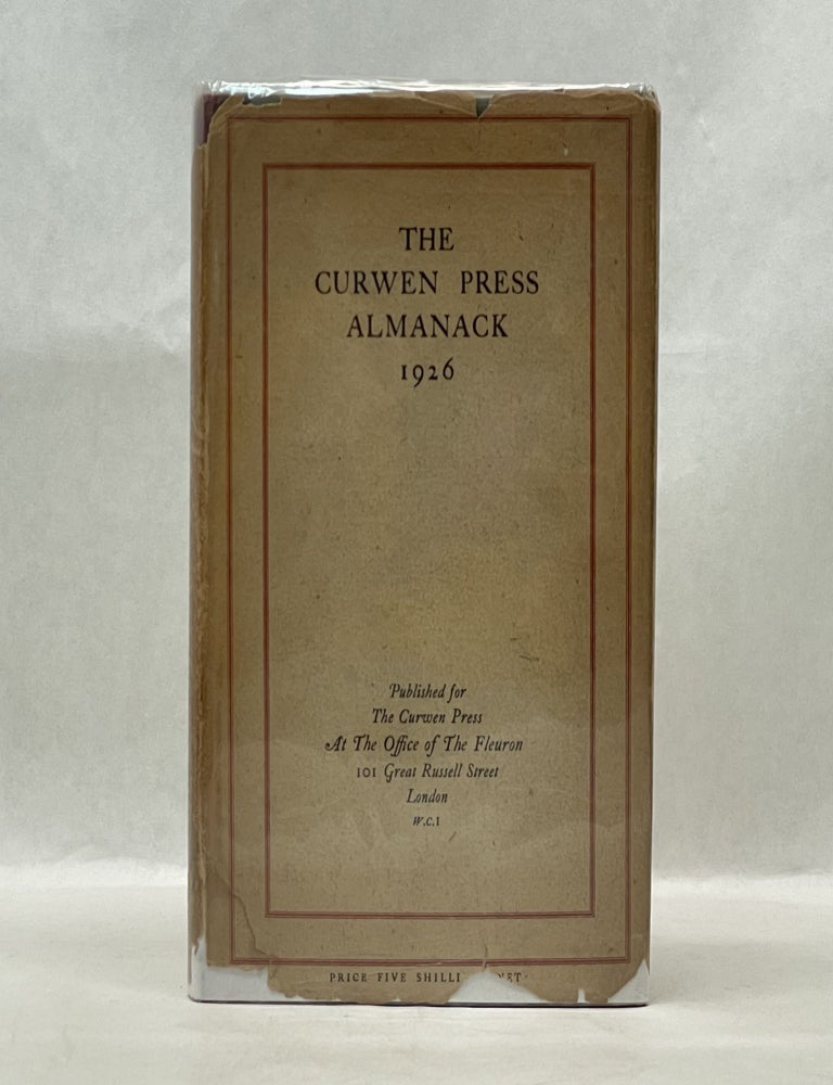 Item #17265 THE CURWEN PRESS ALMANACK 1926. Curwen Press.