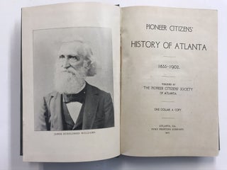 PIONEER CITIZENS' HISTORY OF ATLANTA 1833-1902