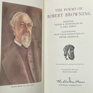 THE POEMS OF ROBERT BROWNING - EASTON PRESS - PETER REDDICK WOOD ENGRAVINGS