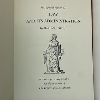 LAW AND ITS ADMINISTRATION