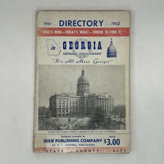 Item #35416 IN GEORGIA. 1961 -1962 DIRECTORY. N. L. Campbell