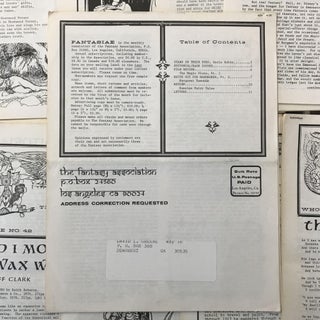 FANTASIAE NEWSLETTER (1976 - VOL. 4 NO. 1-12)