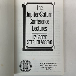 THE JUPITER/SATURN CONFERENCE LECTURES