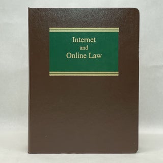 Item #37398 INTERNET AND ONLINE LAW (COMMERCIAL LAW SERIES). Kent D. Stuckey