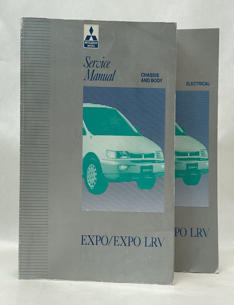 Item #43004 1992-1996 MITSUBISHI EXPO / EXPO LRV FACTORY SERVICE MANUALS (2 VOLUME SET). Mitusbishi Motors Corporation.