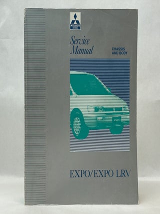1992-1996 MITSUBISHI EXPO / EXPO LRV FACTORY SERVICE MANUALS (2 VOLUME SET)