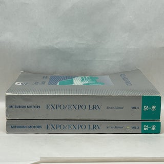 1992-1996 MITSUBISHI EXPO / EXPO LRV FACTORY SERVICE MANUALS (2 VOLUME SET)