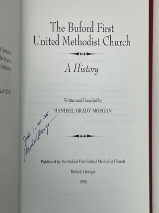 THE BUFORD FIRST UNITED METHODIST CHURCH: A HISTORY