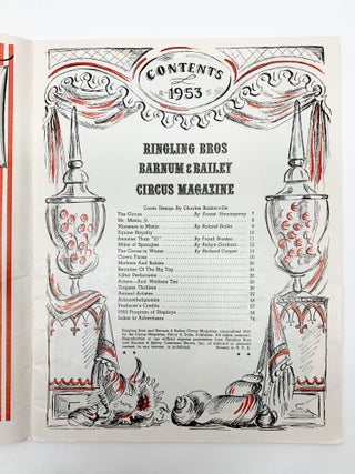 TWO RINGLING BROS AND BARNUM & BAILEY CIRCUS PROGRAMS 1953/1954
