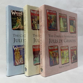Item #55116 THE COMPLEAT ADVENTURES OF JULES DE GRANDIN (3 VOLUME SET). Seabury Quinn