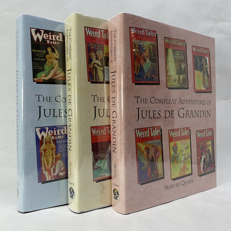 Item #55116 THE COMPLEAT ADVENTURES OF JULES DE GRANDIN (3 VOLUME SET). Seabury Quinn.