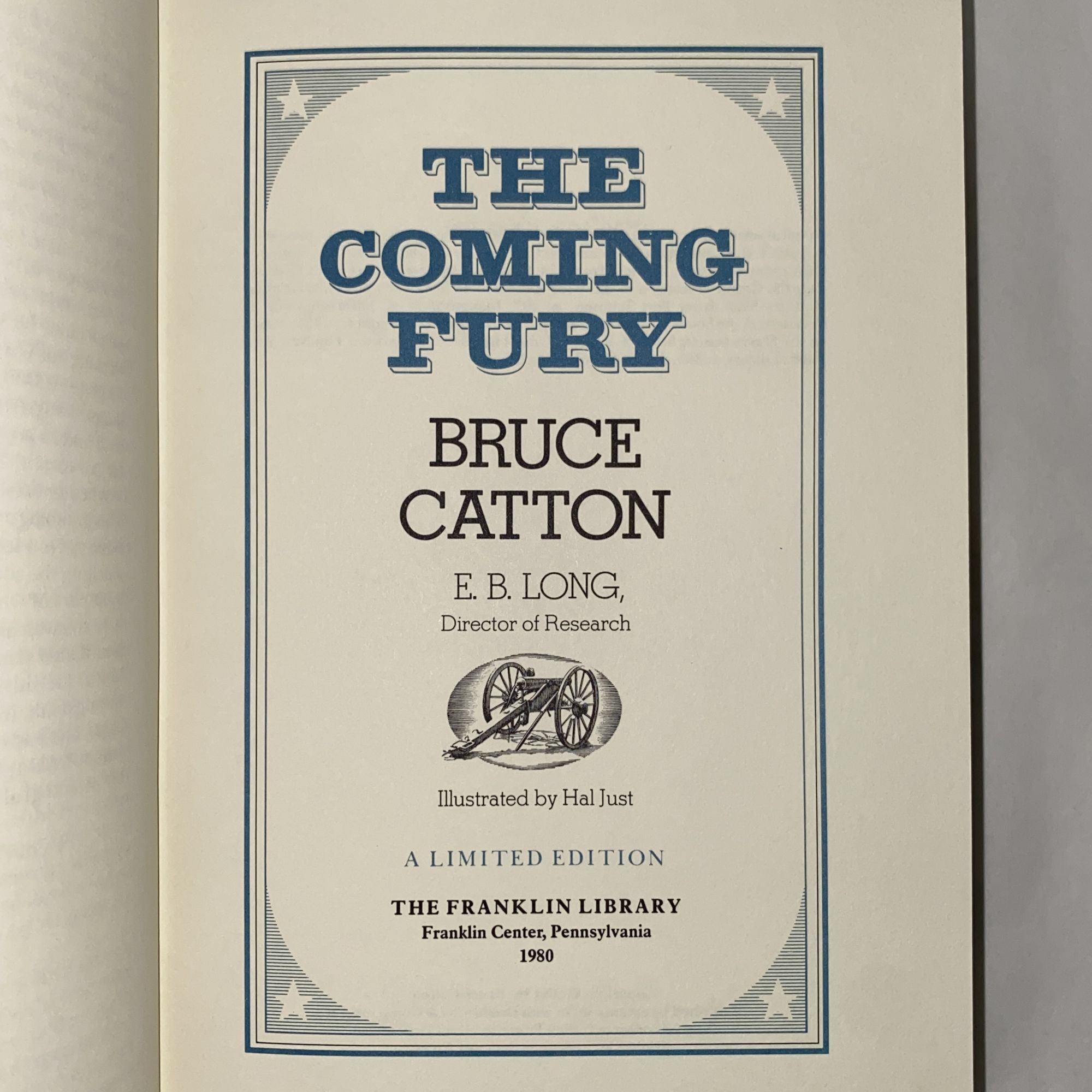 Bruce Li Caton THE COMING FURY | Bruce Catton | Limited Edition