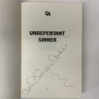 UNREPENTANT SINNER: THE AUTOBIOGRAPHY OF COLONEL CHARLES ASKINS