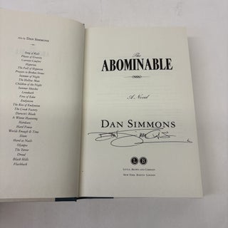 THE ABOMINABLE: A NOVEL