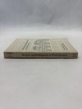 DIVERSITY AND HOMOGENEITY IN WORLD SOCIETIES