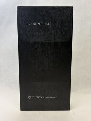Item #56321 DUANE MICHALS: QUESTIONS WITHOUT ANSWERS. Duane Michals, Photographer