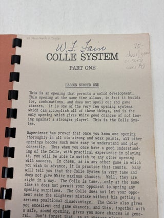 COLLE SYSTEM