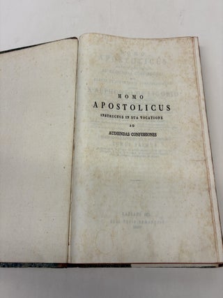HOMO APOSTOLICUS: INSTRUCTUS IN SUA VOCATIONE AD AUDIENDAS CONFESSIONES
