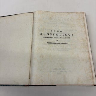 HOMO APOSTOLICUS: INSTRUCTUS IN SUA VOCATIONE AD AUDIENDAS CONFESSIONES
