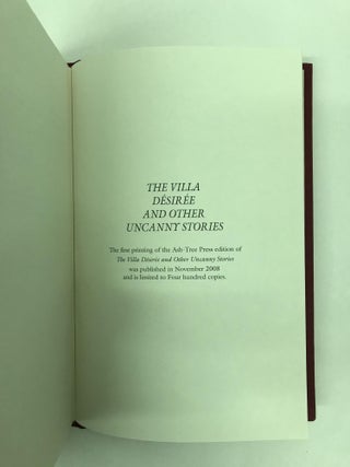 THE VILLA DÉSIRÉE AND OTHER UNCANNY STORIES