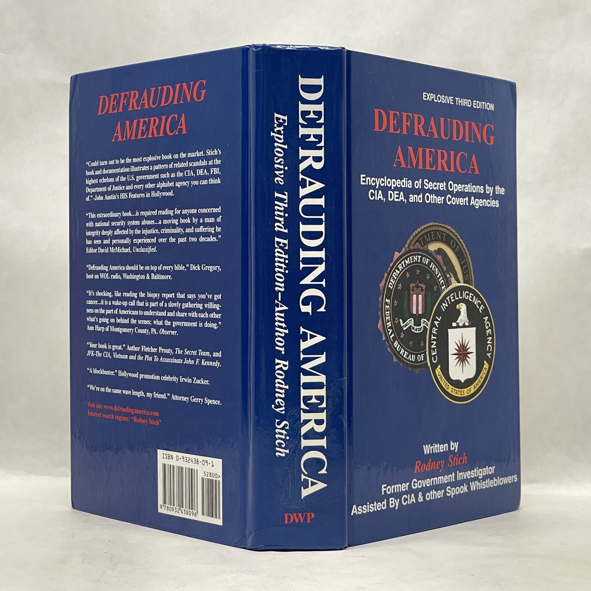 DEFRAUDING AMERICA: ENCYCLOPEDIA OF SECRET OPERATIONS BY THE CIA, DEA ...