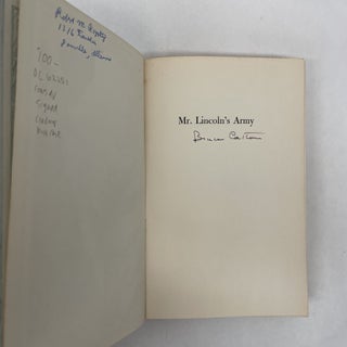 MR. LINCOLN'S ARMY