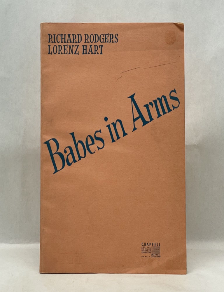 Item #62287 BABES IN ARMS. Richard Rodgers.
