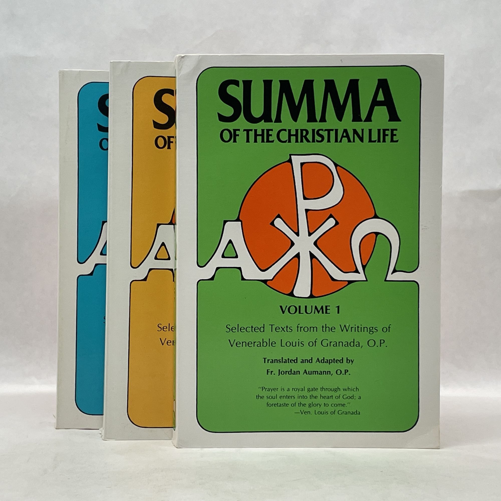 SUMMA OF THE CHRISTIAN LIFE 3 VOL SET | O P. Venerable Louis of Granada