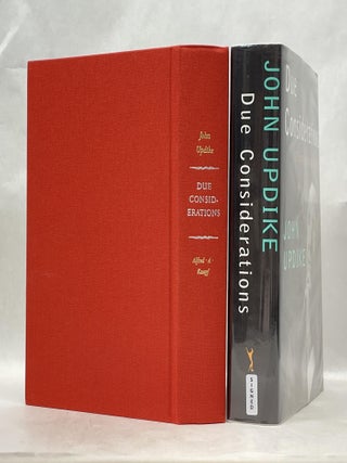 DUE CONSIDERATIONS: ESSAYS AND CRITICISM