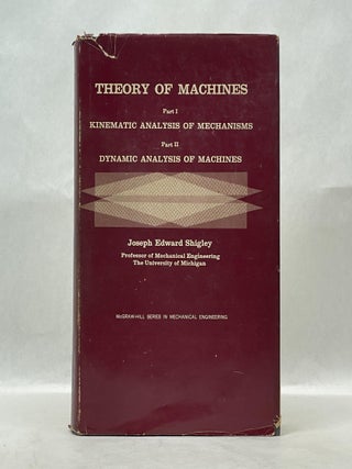 Item #62787 THEORY OF MECHANICS. Joseph Edward Shigley