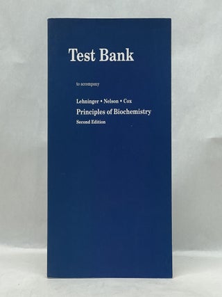 Item #62871 TEST BANK: TO ACCOMPANY PRINCIPLES OF BIOCHEMISTRY. David L. Nelson