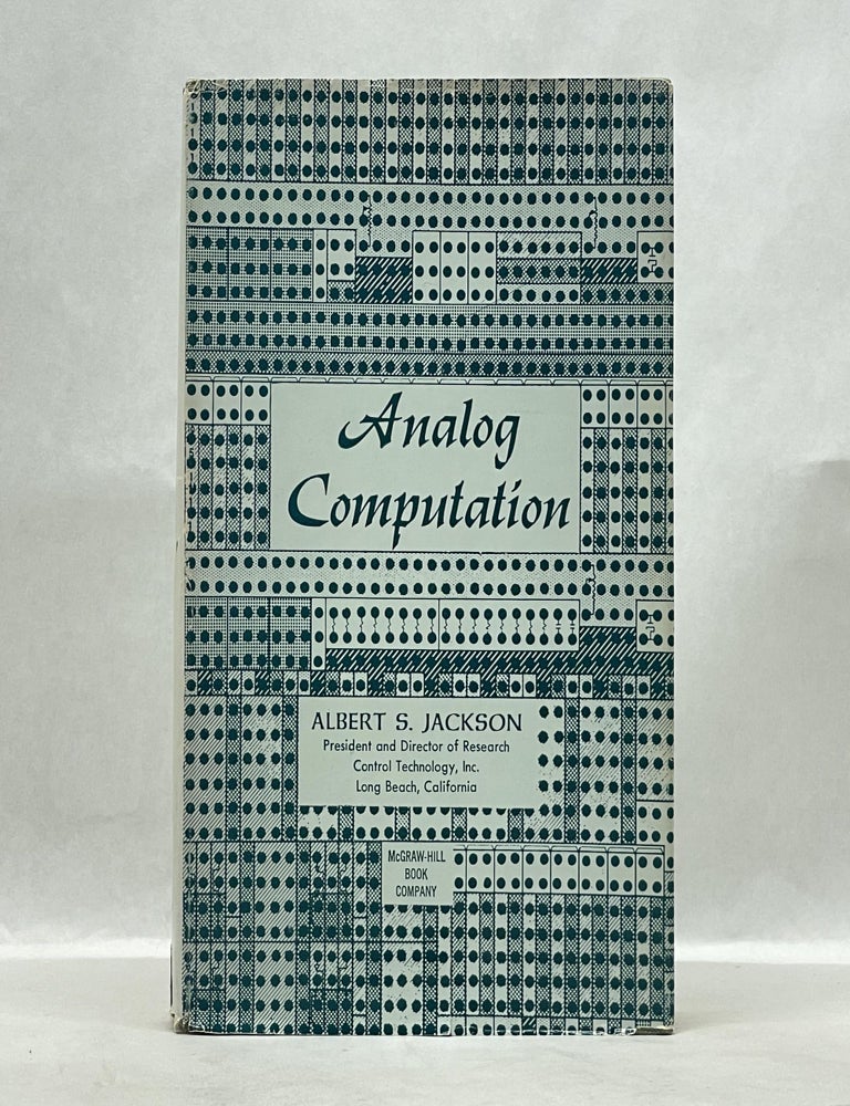 Item #62905 ANALOG COMPUTATION. Albert S. Jackson.