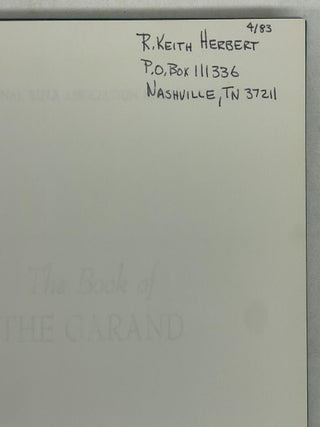 THE BOOK OF THE GARAND