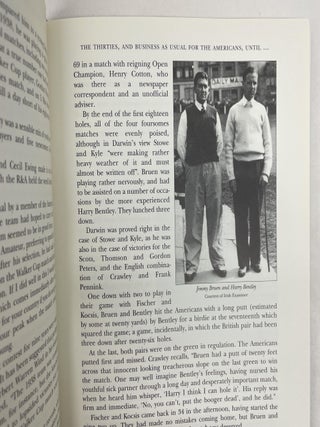 THE WALKER CUP: 1922 TO 1999 GOLF'S FINEST CONTEST