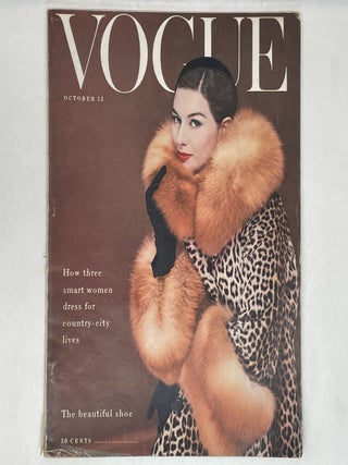 Item #64327 VOGUE MAGAZINE: OCTOBER 15, 1954