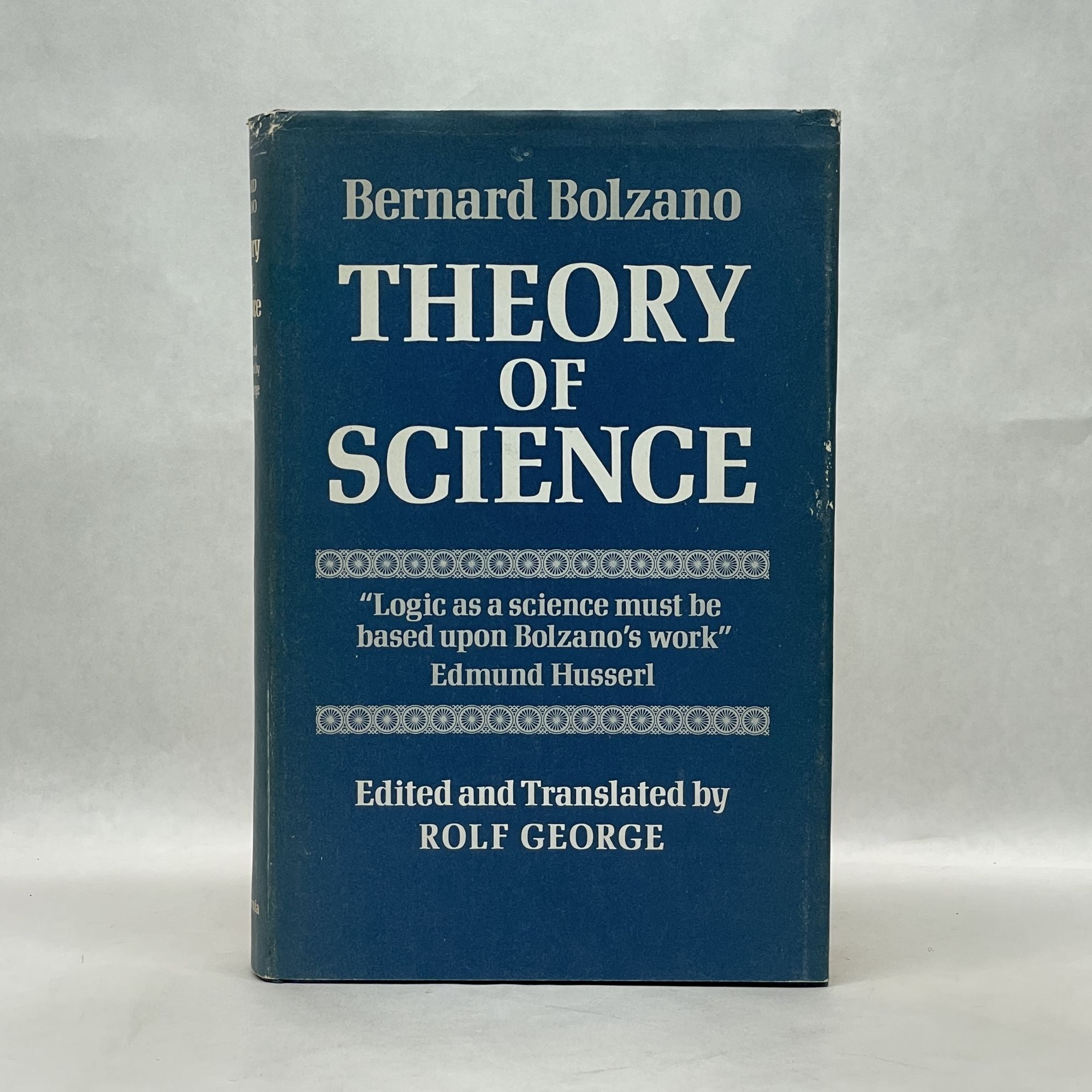 THEORY OF SCIENCE | Bernard Bolzano