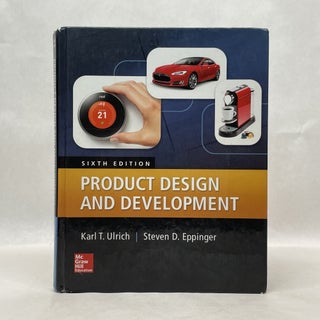 Item #64688 PRODUCT DESIGN AND DEVELOPMENT. Karl Ulrich