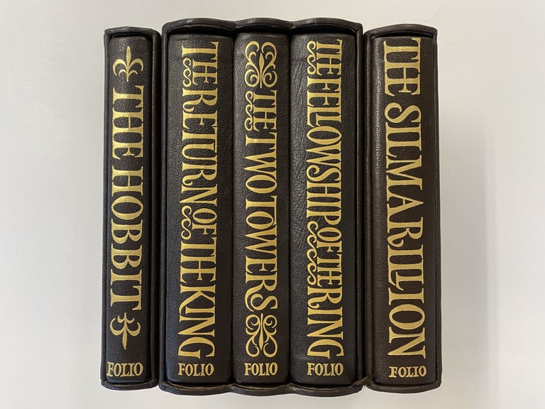 Item #65708 THE LORD OF THE RINGS TRILOGY (INCLUDING THE HOBBIT AND THE SILMARILLION). J. R. R. Tolkien.