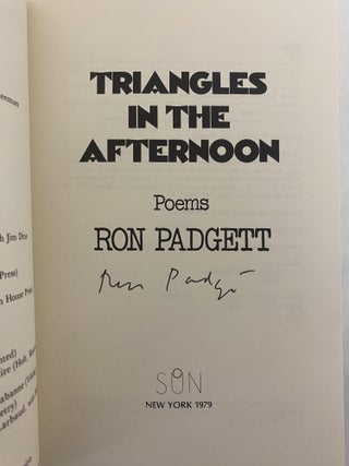 TRIANGLES IN THE AFTERNOON: POEMS