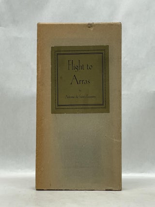 Item #66103 FLIGHT TO ARRAS. Antoine de Saint Exupery