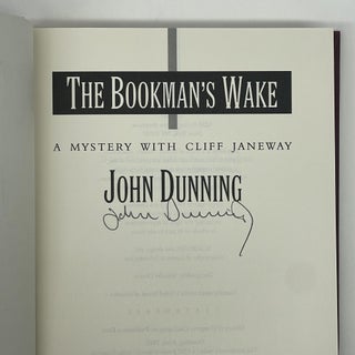 THE BOOKMAN'S WAKE: A MYSTERY WITH CLIFF JANEWAY