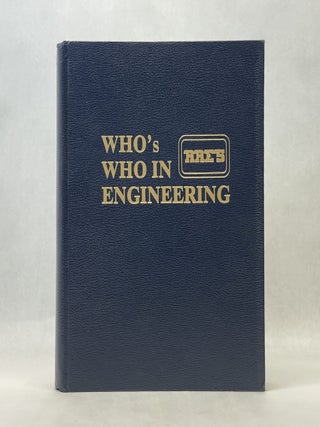 Item #66461 WHO'S WHO IN ENGINEERING. Jean Gregory