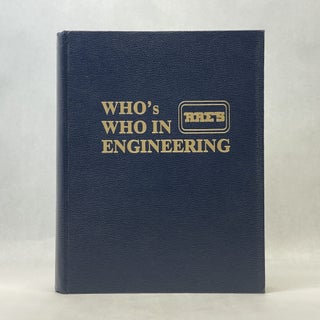 Item #66461 WHO'S WHO IN ENGINEERING. Jean Gregory