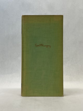 Item #66531 GREEN HILLS OF AFRICA. Ernest Hemingway