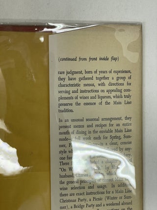 THE MAIN LINE COOK BOOK