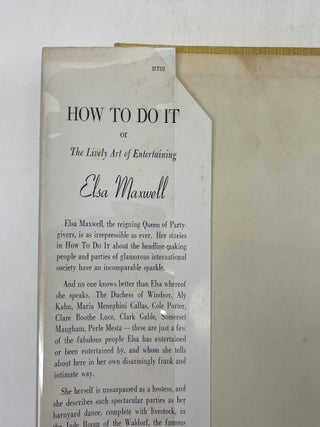 HOW TO DO IT: THE LIVELY ART OF ENTERTAINING