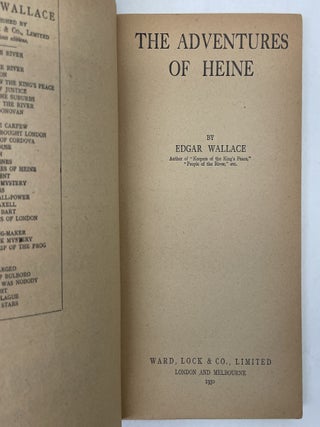 THE ADVENTURES OF HEINE