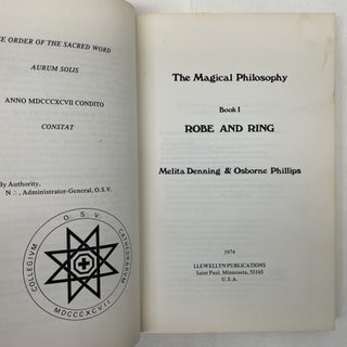 THE MAGICAL PHILOSOPHY: BOOK 1 ROBE AND RING