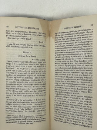 LETTERS AND MEMORIALS OF JANE WELSH CARLYLE
