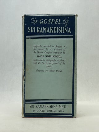 Item #66862 THE GOSPEL OF SRI RAMAKRISHNA. Sri Ramakrishna